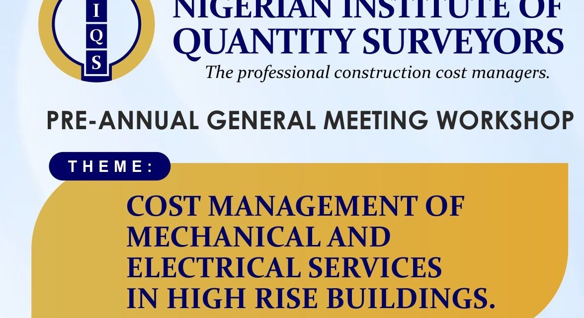 Pre-AGM Workshop on M&E for Standardisation of Bills of Quantities Based on BESMM 4R